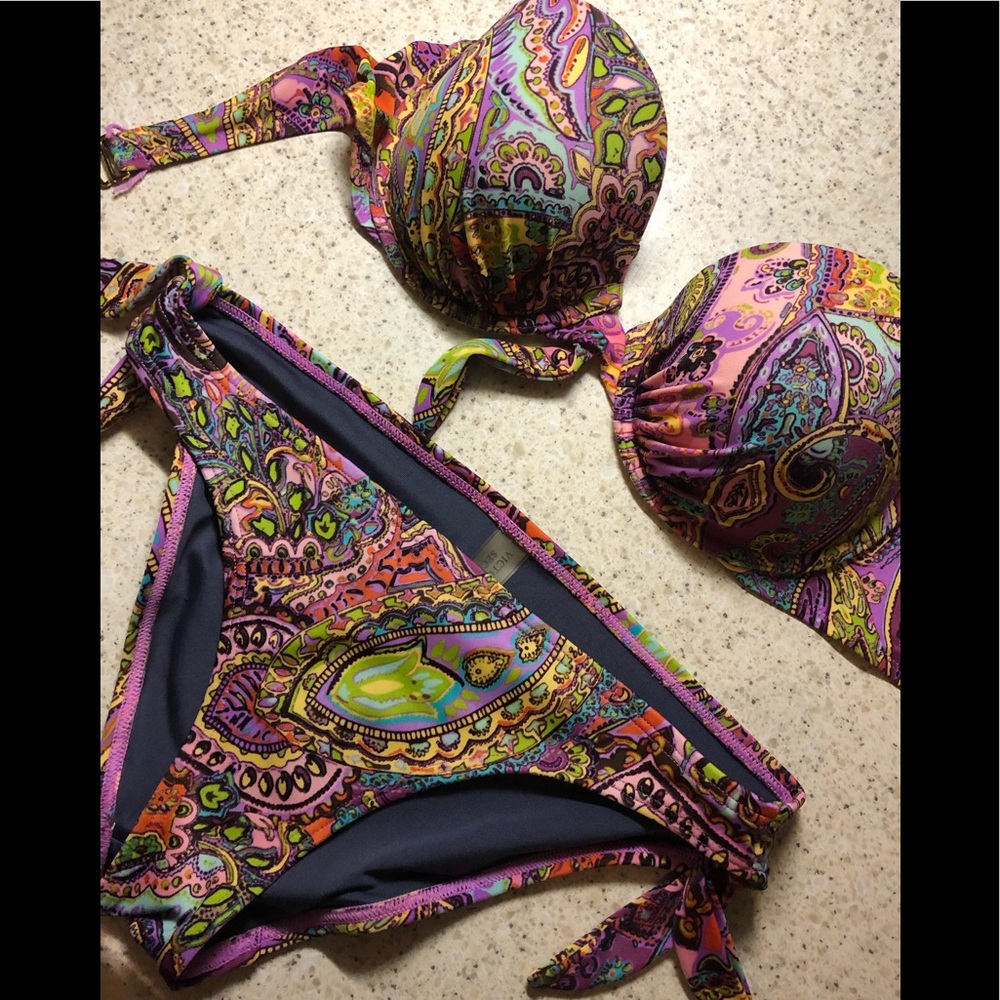 Victoria secret bandeau bikini set